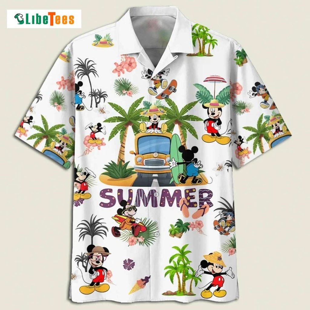 Mickey Mouse Summer Vacation Mickey Hawaiian Shirt Perfect Gifts For