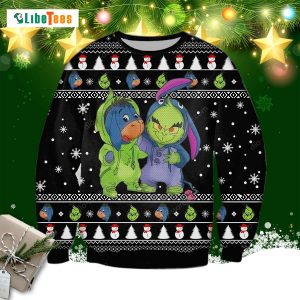 Eeyore And Grinch Funny Costume Disney Ugly Christmas Sweater