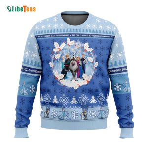 Frozen In Wreath, Disney Ugly Christmas Sweater