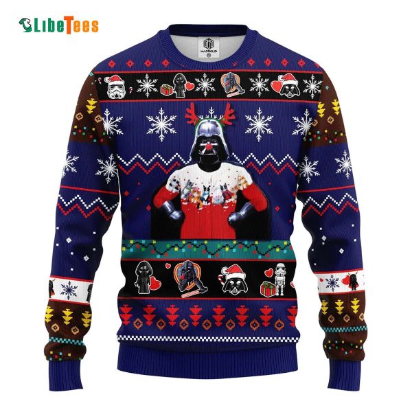 Funny Reindeer Darth Vader, Star Wars Ugly Christmas Sweater