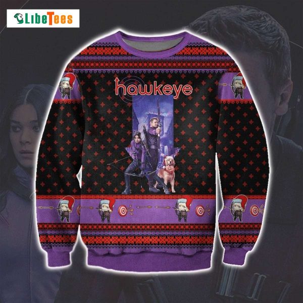 Hawkeye Mavel Ugly Christmas Sweater