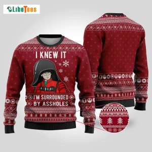 I Knew It I’m Surrounded, Funny Star Wars Ugly Christmas Sweater