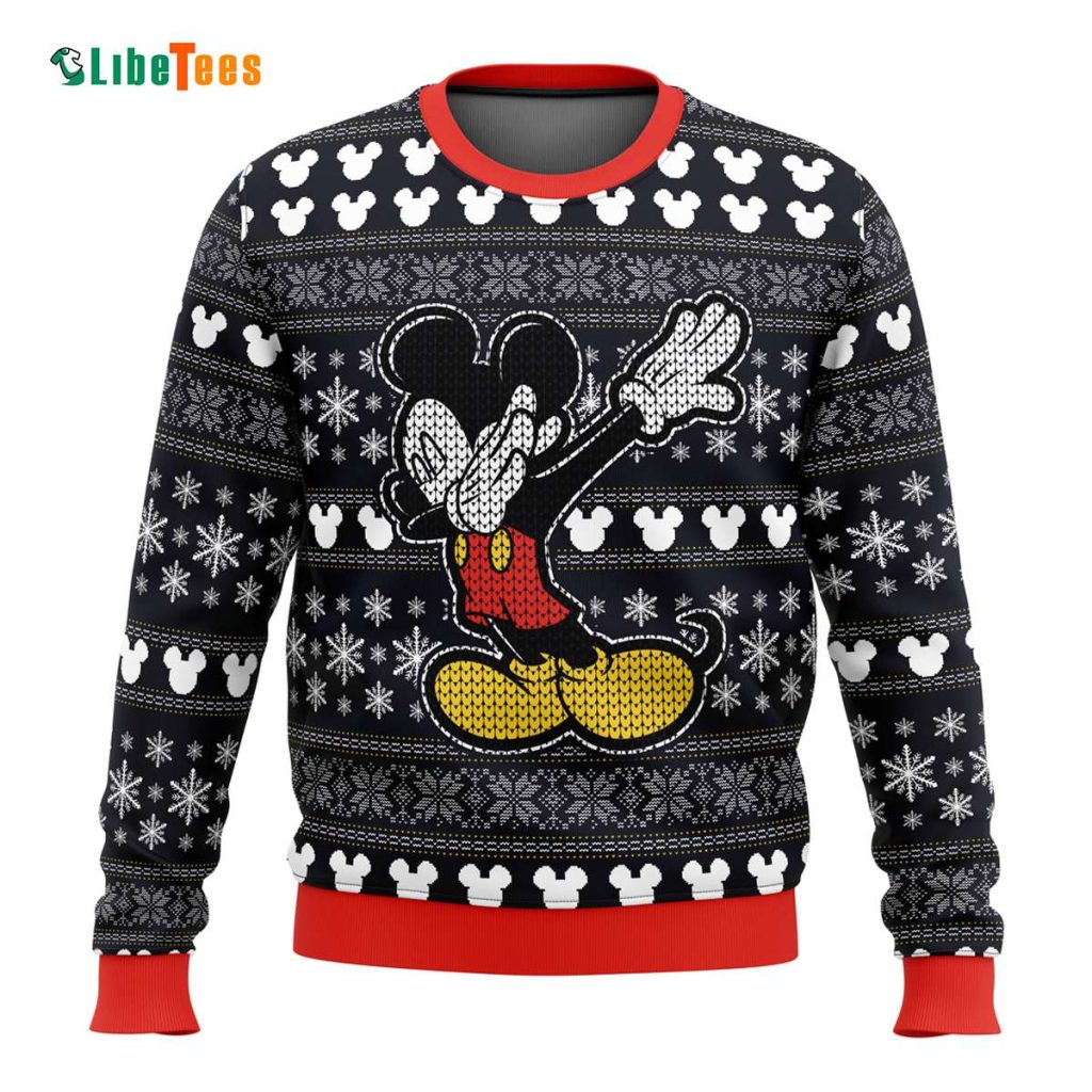 Mickey Mouse Dabbing Christmas Sweater