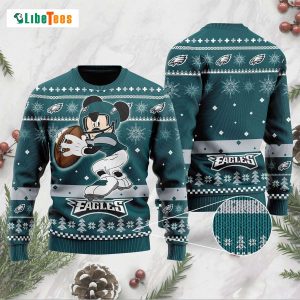 Philadelphia Eagles Giants Mickey Mouse Ugly Christmas Sweater