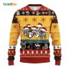 Santa Cartoon SW Characters, Star Wars Ugly Christmas Sweater