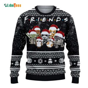Star Wars Characters Friends,Star Wars Ugly Christmas Sweater