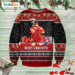 Vanellope Wreck-It Ralph Merry Xmas Guys, Disney Ugly Christmas Sweater