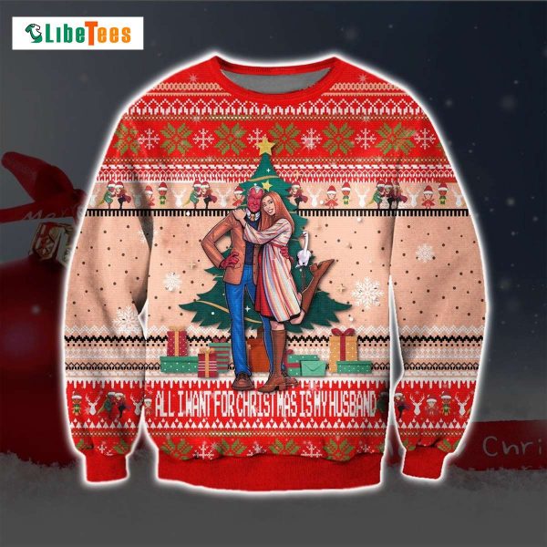 Wanda Vision Xmas Marvel Ugly Christmas Sweater