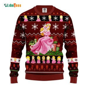 Xmas Aurora Princess, Disney Ugly Christmas Sweater