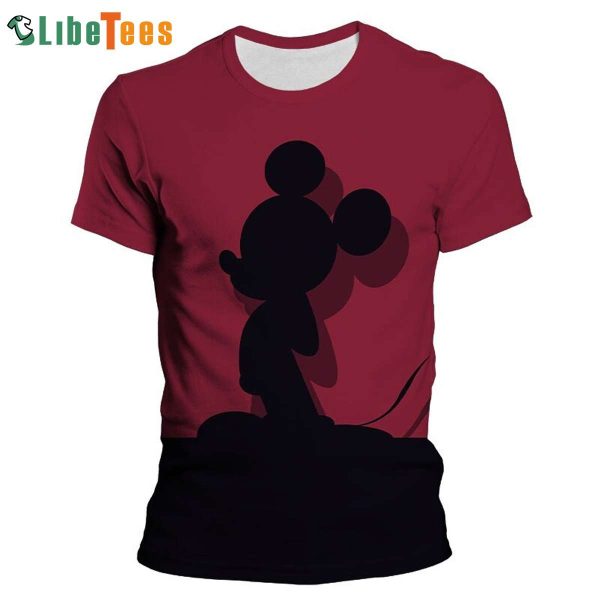 Black Mickey Mouse Disney 3D T-shirt, Gifts For Disney Lovers