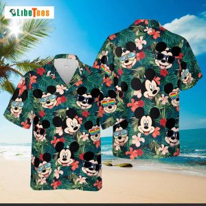 Cool Mickey Mouse Tropical Hawaiian Shirt, Mickey Hawaiian Shirt