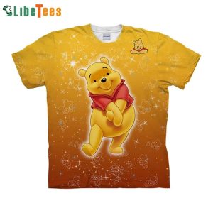Cute Pooh Bear Disney 3D T-shirt, Gifts For Disney Lovers