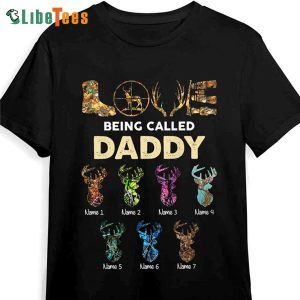 Dad Hunting Deer T Shirt, Personalized T Shirts For Dad, Best Gifts For Dad