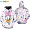 Daisy Duck Polkadot Pattern Disney Cartoon 3D Hoodie, Gifts For Disney Lovers