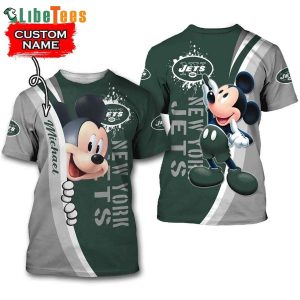 Disney Mickey New York Jets Disney 3D T-shirt, Gifts For Disney Lovers