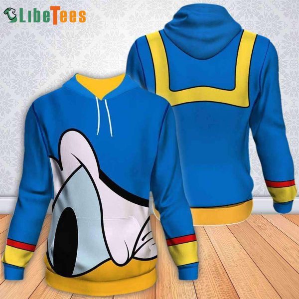 Donald Duck Cute Art, Disney 3D Hoodie, Gifts For Disney Lovers