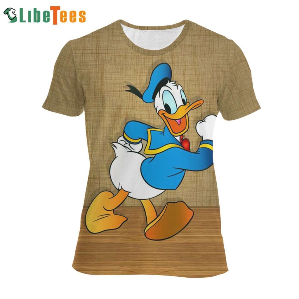Donald Duck Hilarious Walk Disney 3D T-shirt, Gifts For Disney Lovers
