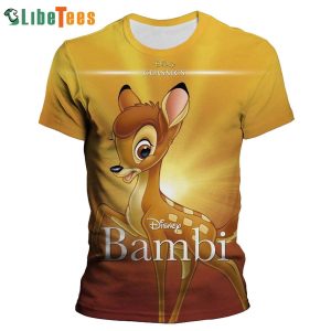 Dosney Classics Bambi Disney 3D T-shirt, Gifts For Disney Lovers
