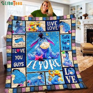 Eeyore Winnie The Pooh 2 Disney Quilt Blanket, Gifts For Disney Lovers