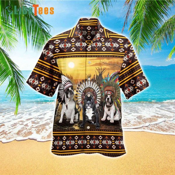 French Bulldog Native American, Dog Hawaiian Shirt