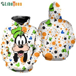 Goofy Dog Polkadot Pattern Disney 3D Hoodie, Gifts For Disney Lovers