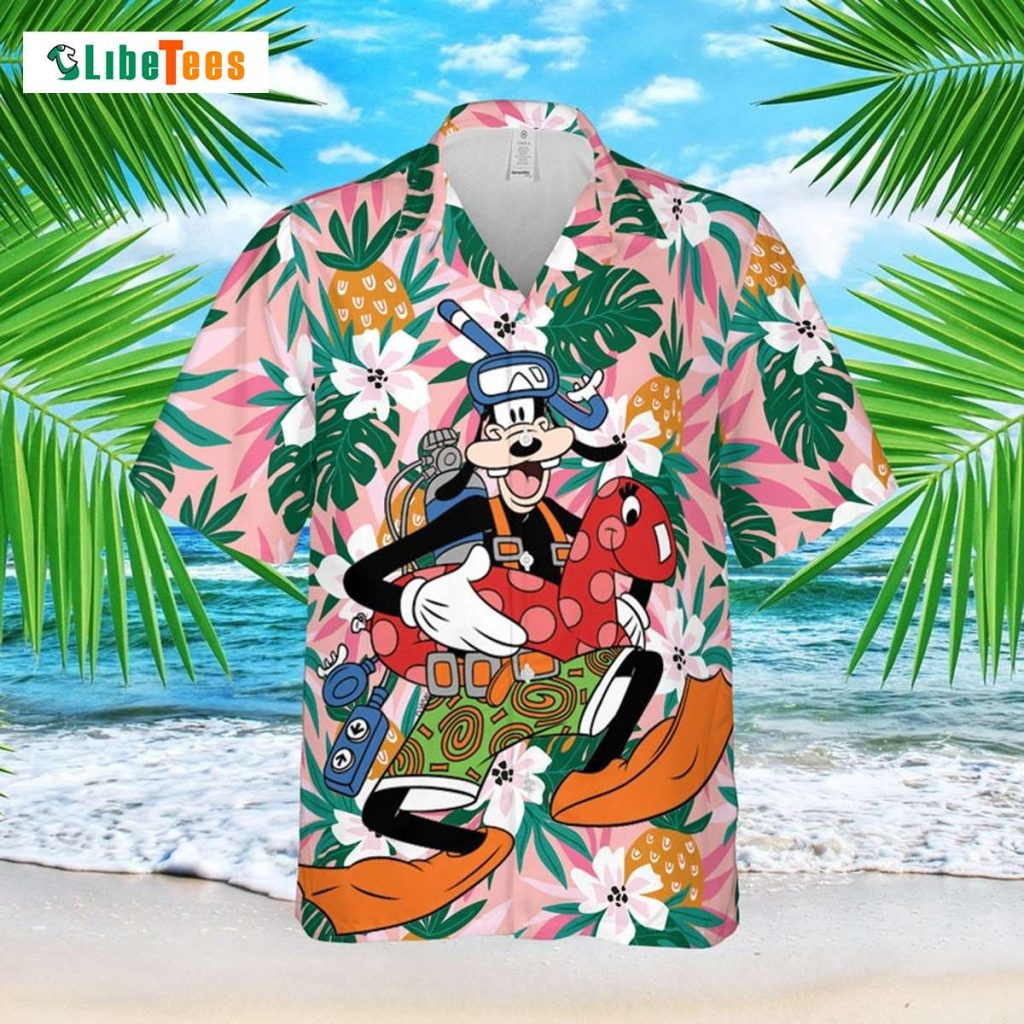 Goofy Dog The Diver Hawaiian Shirt