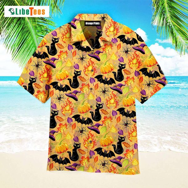 Halloween Horror Queen Cat Hawaiian Shirt