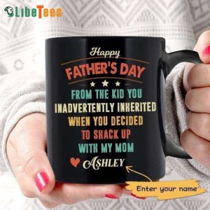 Happy Fathers Day Step Dad, Personalized Mug For Dad, Thank You Gift For Dad