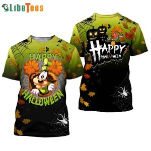 Happy Halloween Goofy Disney 3D T-shirt, Gifts For Disney Lovers