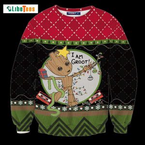 I am Groot Marvel Ugly Christmas Sweater
