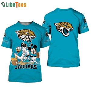 Jacksonville Jaguars Mickey Mouse And Friends Disney 3D T-shirt, Gifts For Disney Lovers