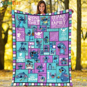 Lilo And Stitch Disney Quilt Blanket, Gifts For Disney Lovers
