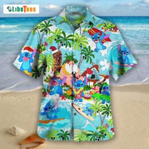 Loli And Stitch Beach Relax Hawaiian Shirt, Disney Hawaiian Shirt
