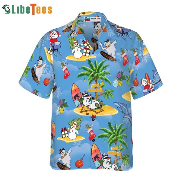 Merry Christmas Santa Claus, Christmas Hawaiian Shirt