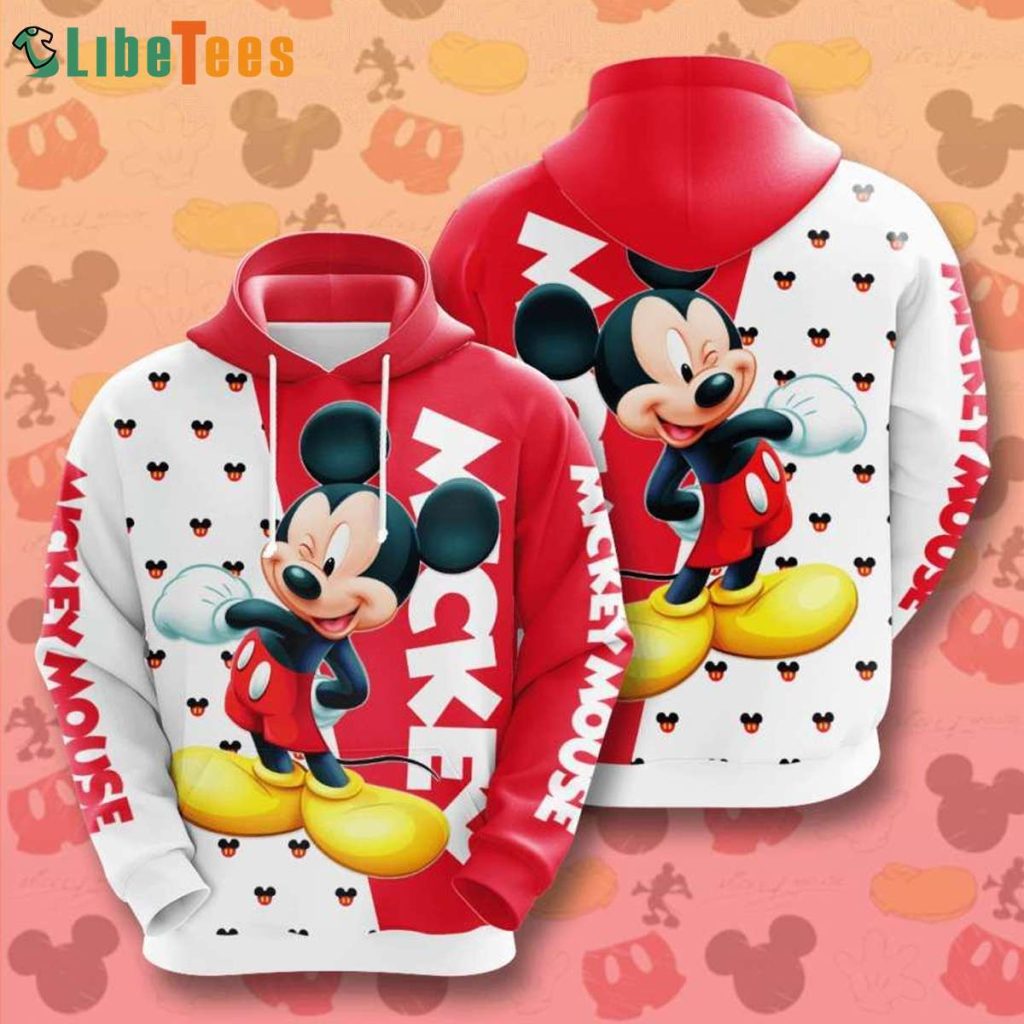 Mickey Mouse Pattern Disney 3D Hoodie