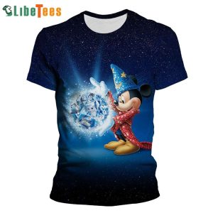 Mickey With Forzen Disney 3D T-shirt, Gifts For Disney Lovers