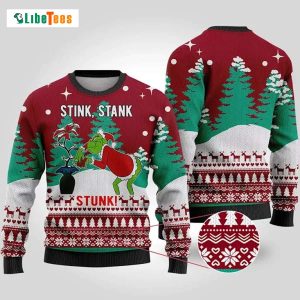 Stink Stank Stunk, Grinch Ugly Christmas Sweater