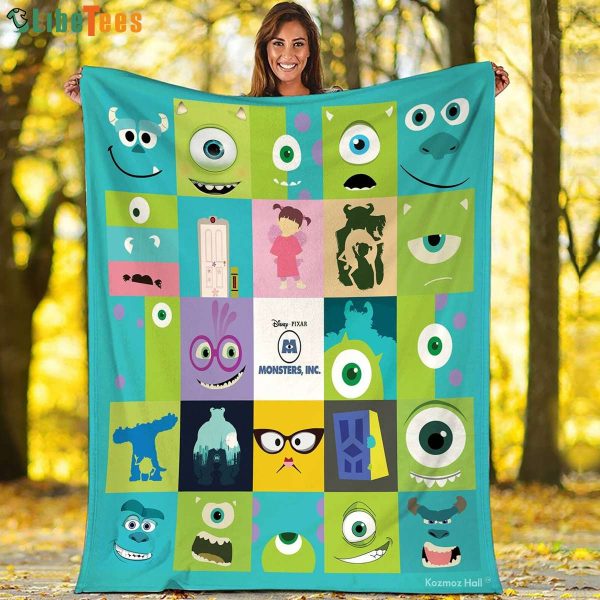 Monster Mike Sulley Disney Quilt Blanket, Gifts For Disney Lovers