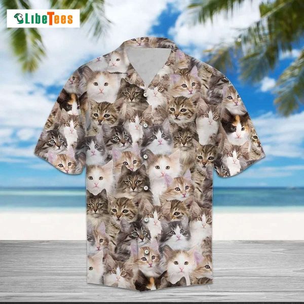 Norwegian Forest Cat Awesome, Cat Hawaiian Shirt
