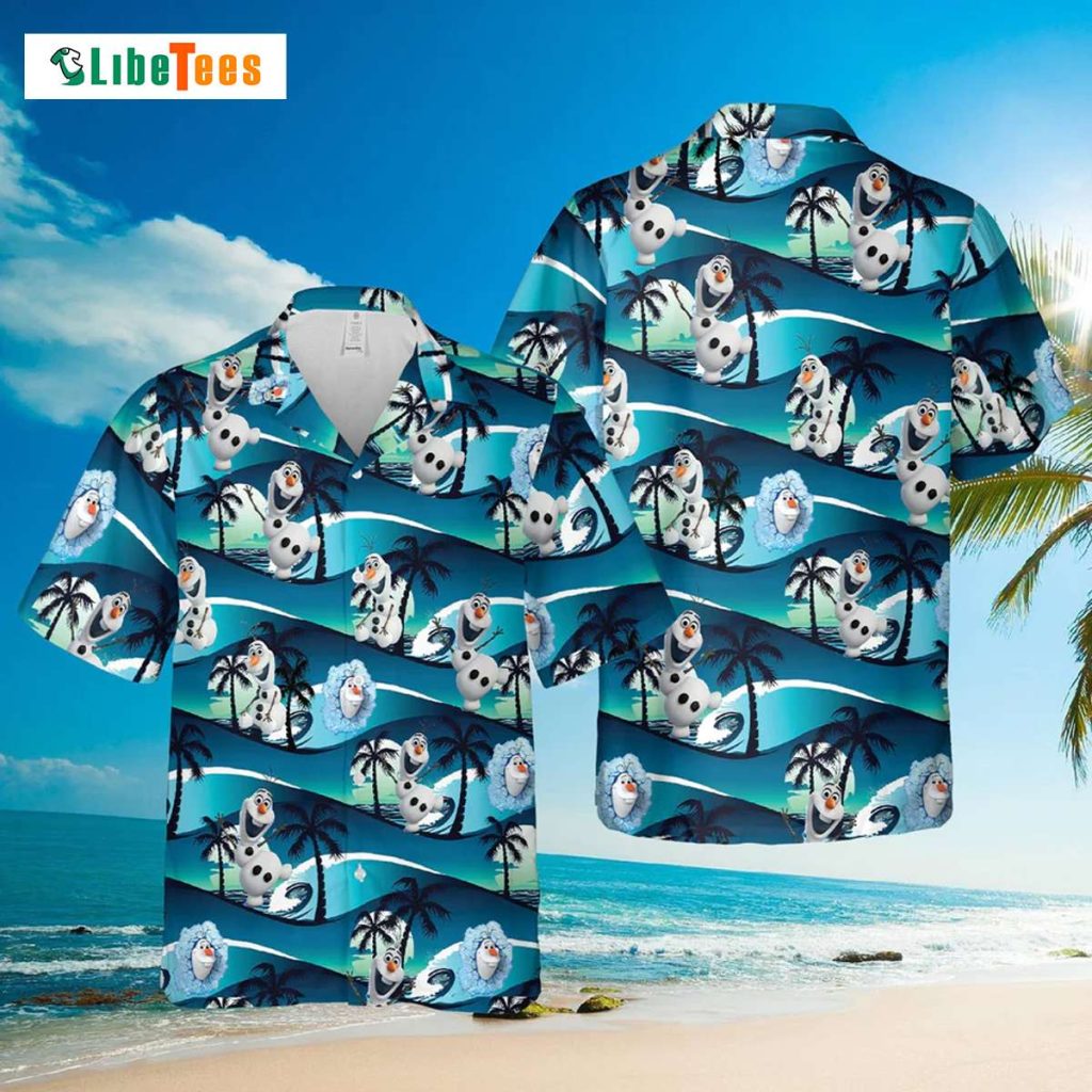 Olaf Frozen Tropical Hawaiian Shirt