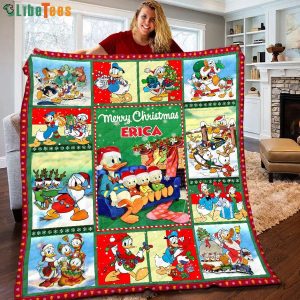 Personalized Donald Duck Disney Quilt Blanket, Gifts For Disney Lovers