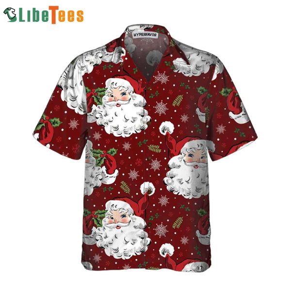 Red Santa Cozy Santa Hawaiian Shirt