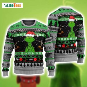 Santa Grinch Ugly Sweater, Best Ugly Sweater