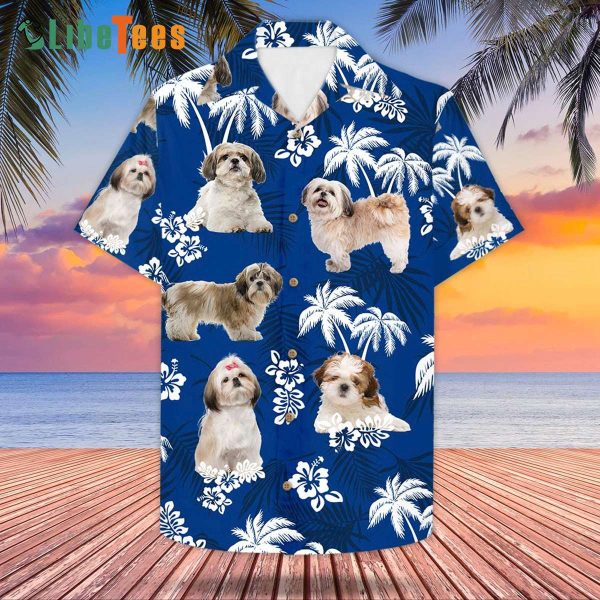 Shih Tzu Hawaiian Shirt, Dog Hawaiian Shirt