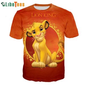Simba Lion King Disney 3D T-shirt, Gifts For Disney Lovers