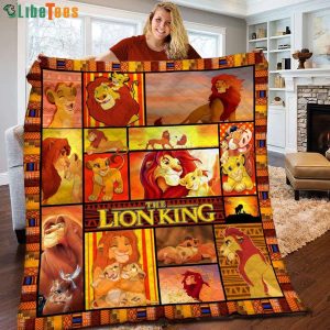 Simba The Lion King Disney Quilt Blanket, Gifts For Disney Lovers