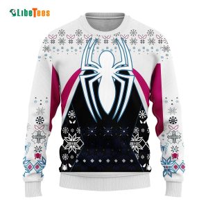 Spider Pattern Marvel Ugly Christmas Sweater