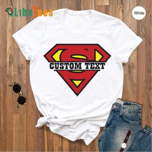 Superhero Father T-Shirt, Personalized T Shirts For Dad, Best Gifts For Dad