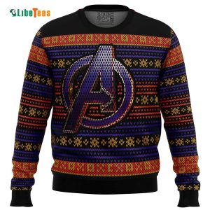 The Avengers Logo Marvel Ugly Christmas Sweater