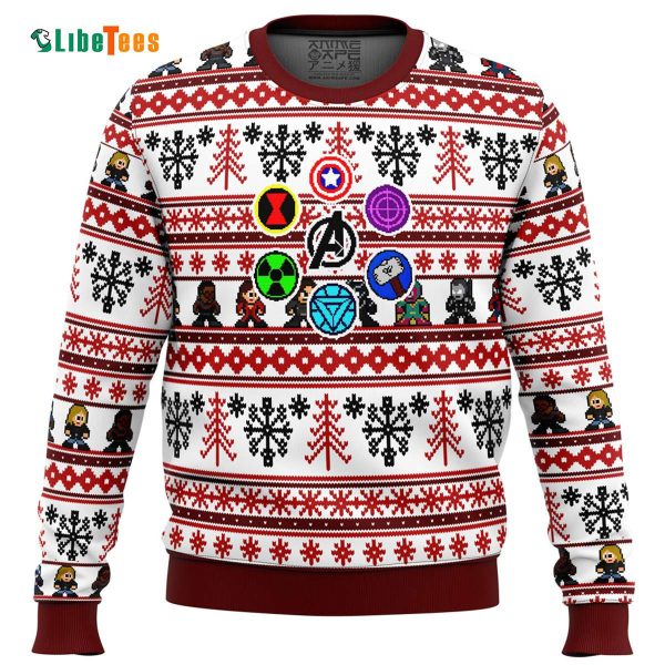 The Avengers Retro Mavel Ugly Christmas Sweater